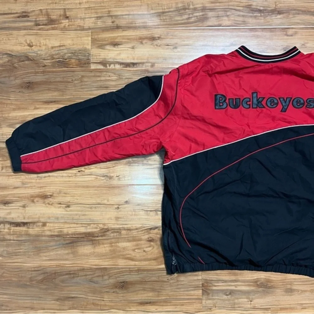 Vintage Ohio State Buckeyes 58 Sports Pullover‎ Lined XXL Windbreaker Jacket Y2K